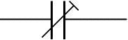 trimmer capacitor symbol