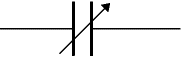 variable capacitor symbol