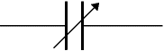 variable capacitor symbol