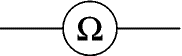 ohmmeter symbol