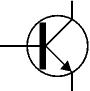 NPN transistor symbol