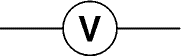 voltmeter symbol